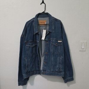 Calvin Klein Blue Lightweight Shirt Jacket